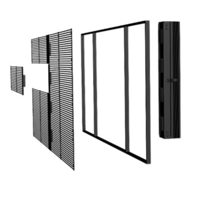 500X1000mm PH5-10 आउटडोर उच्च चमक उच्च ताज़ा दर एलईडी पारदर्शी डिस्प्ले